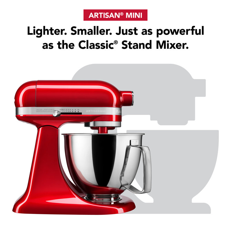 KitchenAid® Artisan® Mini 3.5 Quart Tilt-Head Stand Mixer, Candy Apple