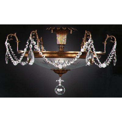 Diller Glass Semi Flush Mount