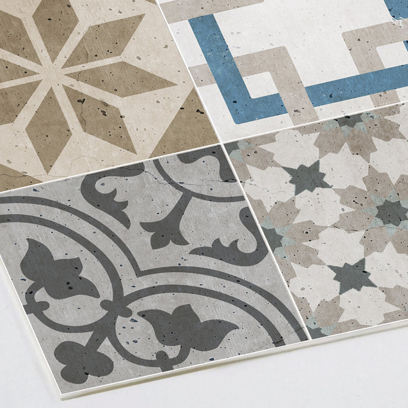 Alibek Vinyl Machine Printed Area Rug, Runner 66 x 180cm