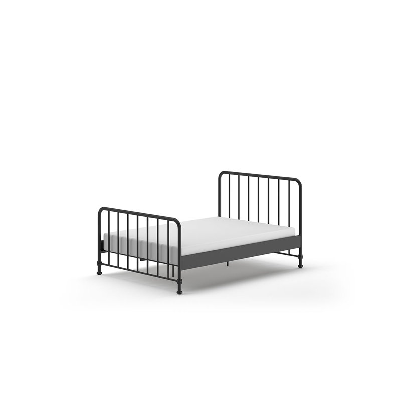 Bed Bronxx, 140 x 200cm, Black Matt