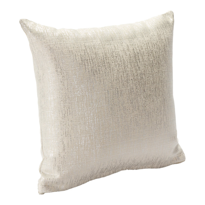 Sparkly Throw Pillow, 20", Pearl