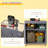 Tool Shed,Outdoor Storage Cabinet,With Galvanized Top And Two Shelves For Yard Tools Or Pool Accessories-125096926-125096923