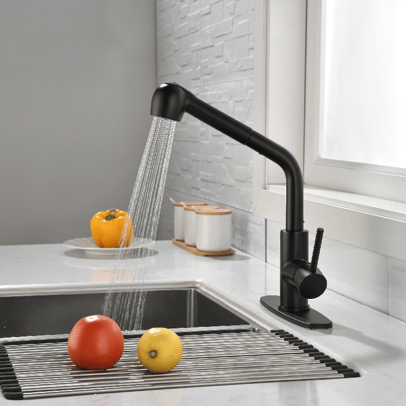 AWZTOO Kitchen Faucet, Matte Black