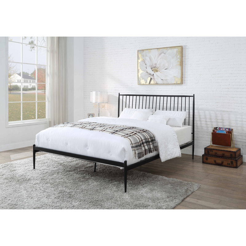 Furey Bed with Mattress, Double (4'6)