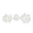 Benvenuta Glass Knotted Ball Knot Decorative Sculpture Set-310150730
