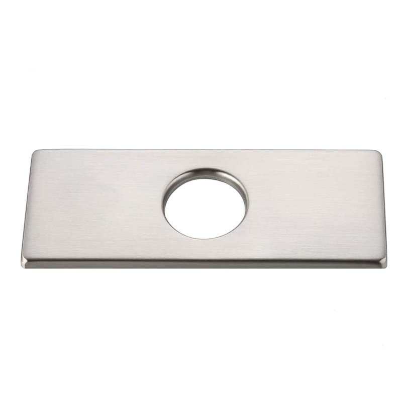 Plaque de salle de bain, Nickel brossé