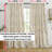 Clara Floral Damask Patterned Window Back Tab Rod Pocket Curtains Bedroom - Light Blocking Darkening Window Panels, Set of 2-828749593-828749598