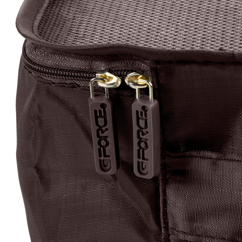 Ensemble de 6 bacs de rangement en tissu Gforce, Brun