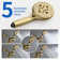 3 Handle Tub Shower Faucet Set Shower System with Tub Spout Kit