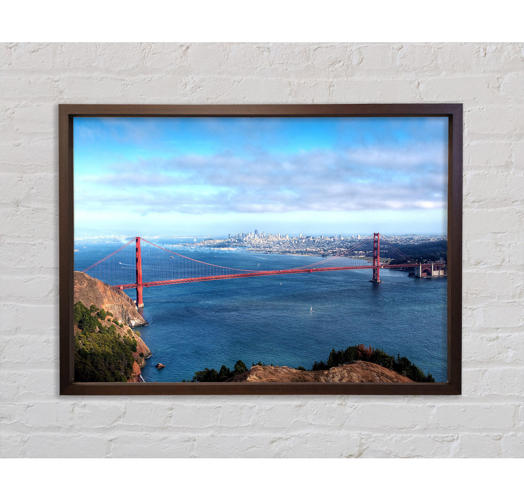 San Francisco Panorama - Einzelner Bilderrahmen Kunstdrucke auf Leinwand