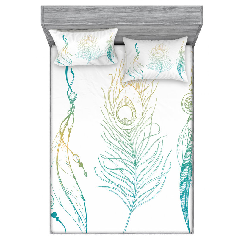 Microfiber Sheet Set, Full Sheet Set with Fitted Sheet