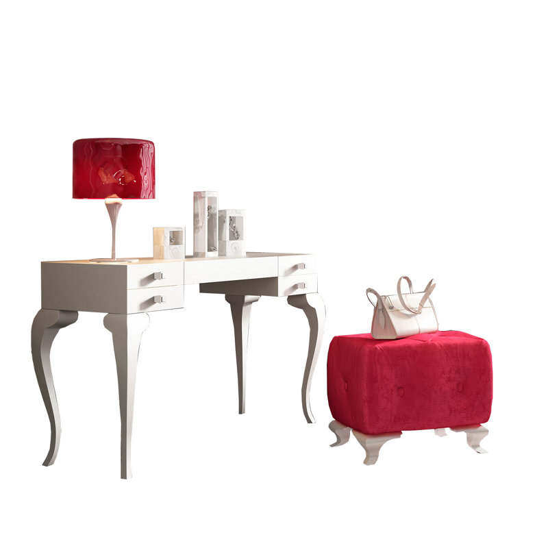 Ensemble coiffeuse avec miroir Kirkwood, Lustré
