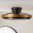 Farmhouse Ceiling Fan With LED Light Fandelier
