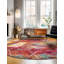 Tapis géométrique fuchsia-1330372301