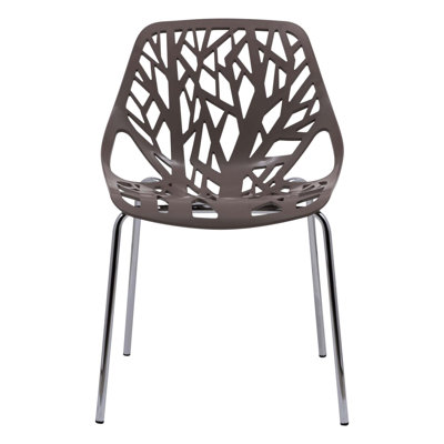Side Chair with Chromed Legs