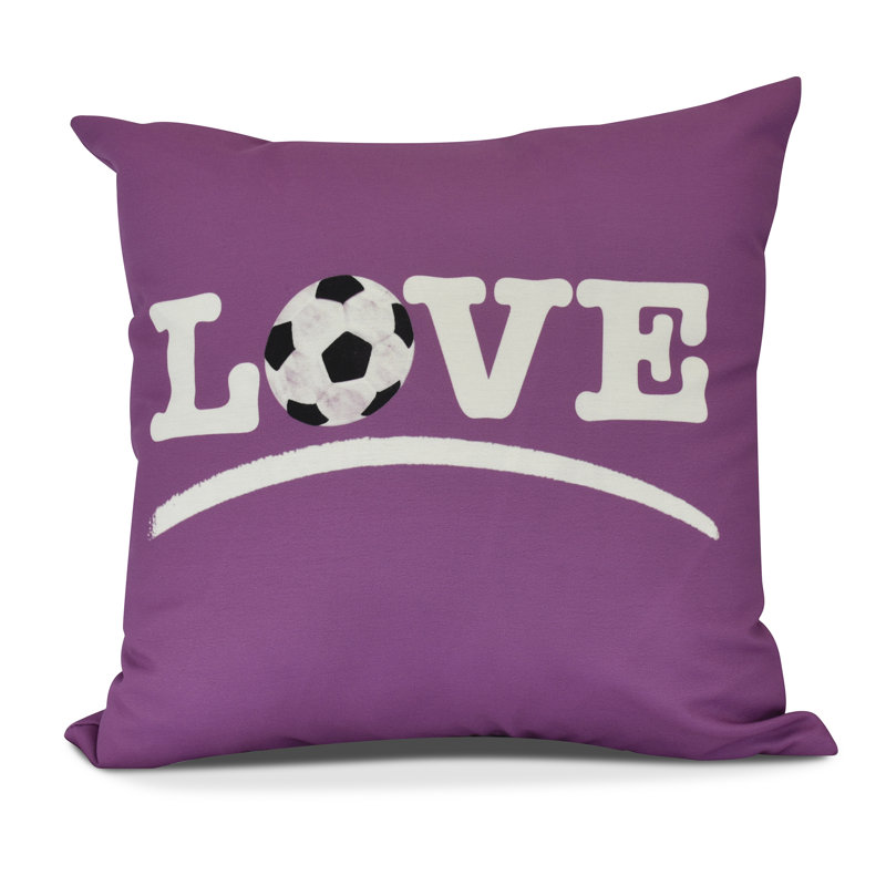 Goals, Gourds, And Gatherings Reversible Throw Pillow, 20" H x 20" W, Pink