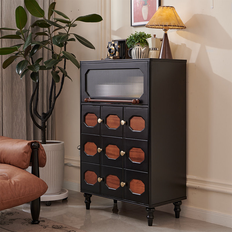 Retro Small Accent Cabinet