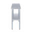 Table en acier inoxydable 30 po x 15 po