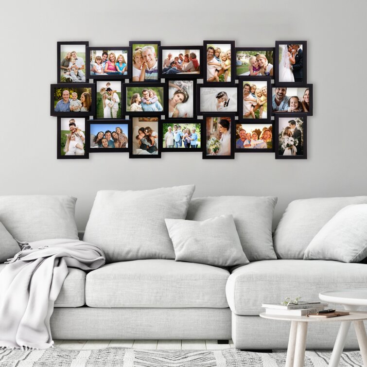 Large Wall Photo Frame Collage Set – Paper Plane Design