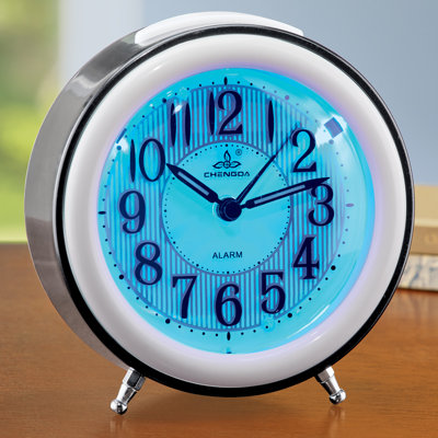 Easy-To-Read Sound Activated Light Up Clock