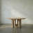 Kirill Oak Round Solid Wood Dining Table
