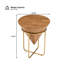 Table d'appoint ronde en forme de cône pour le salon, la chambre à coucher et les petits appartements