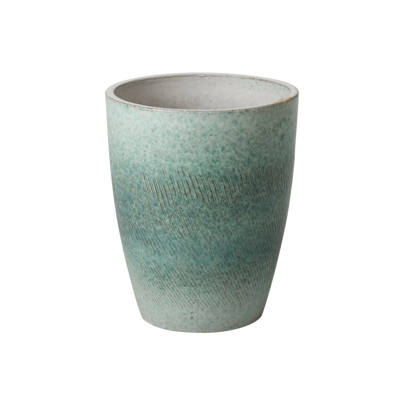 Corryne Handmade Ceramic Planter, 14"H x 11.5" W x 11.5" D