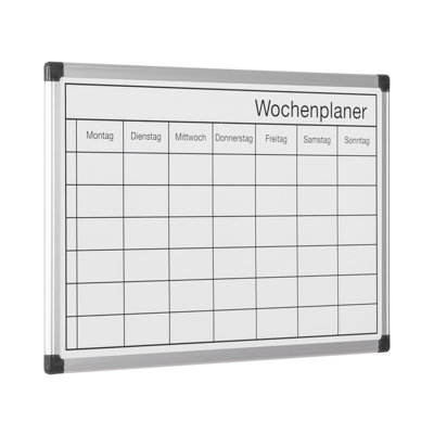 Maya bi-office weekly planner, dry erase, includes markers and magnets, 60 x 40cm