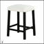Table de salle à manger noire brillante avec tablettes de rangement et 2 tabourets, parfaite pour les espaces modernes et compacts