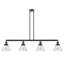 Luminaire suspendu linéaire à 4 lumières pour îlot de cuisine Lemieux-1697167280-1697167246-1625643741