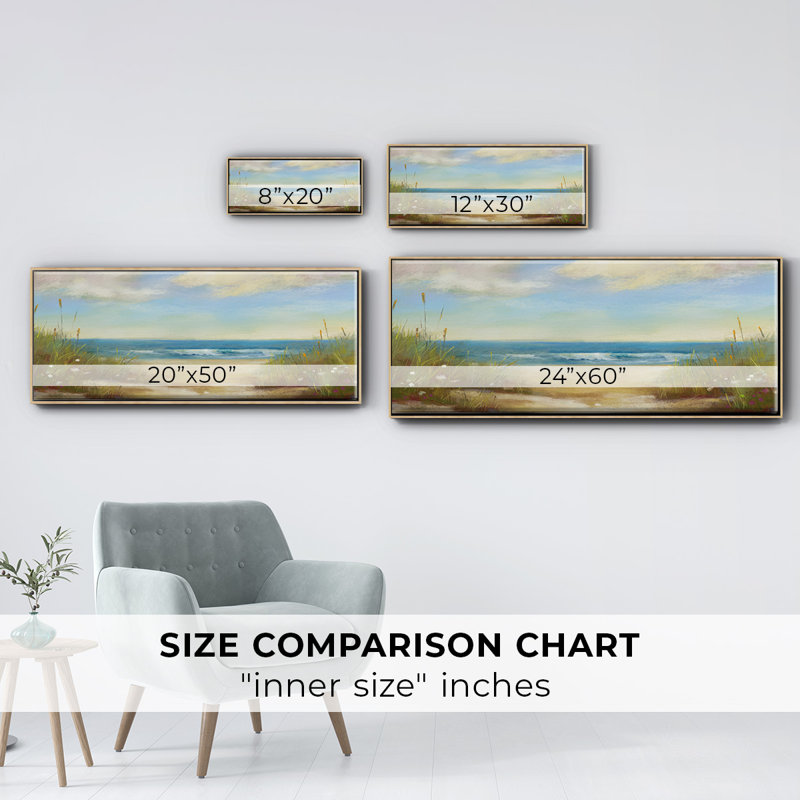 Serenity I- Framed Canvas