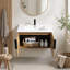 Wall Mounted Single Double With Stone Top