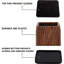 Base de lit en bois