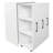 Bookcase With Three Pulled Out Doors Shelving Cabinet,3 Tier Floor Standing Bookcase,Slide Out Storage Bookcase File Cabinet,Office Bedroom Living Room Hidden Storage Cabinet With Wheels