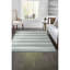 Tapis rayé bleu tissé à la main Jonathon-802512685
