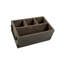 Wood Rectangle Flatware Caddy
