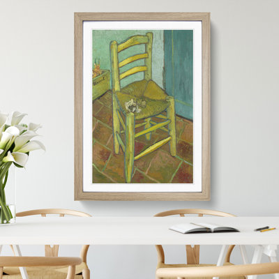 Vincents Chair by Vincent Van Gogh - Picture Frame Painting