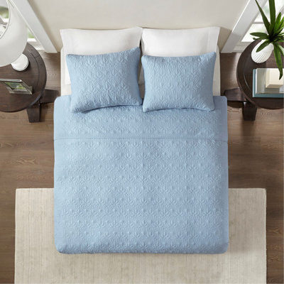 Reversible Quilt Set Blue