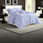 Cozy 4-piece Bedding Sets, Microfiber Comforter With Gingham Design And Decorative Pillow