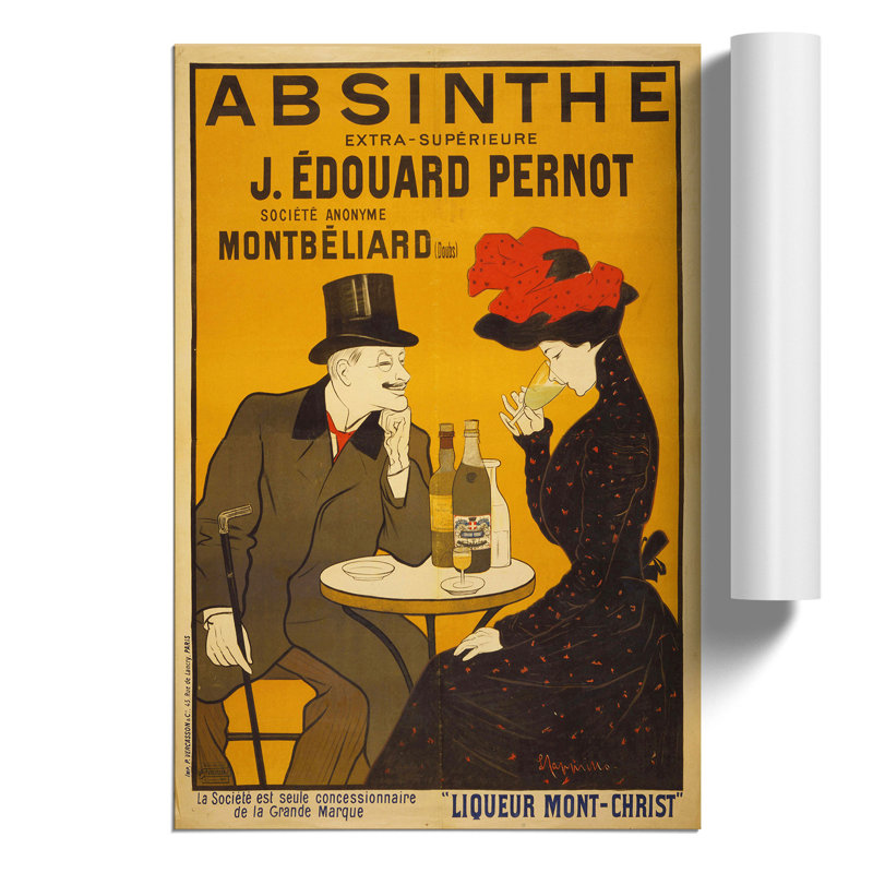 Vintage Absinthe - No Frame Print, 42cm H x 30cm W x 0.1cm D