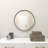 Metal Minimalistic Round Silver Wall Mirror-996774741
