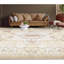 Hand-Knotted High-Quality Ivory and Gold Area Rug