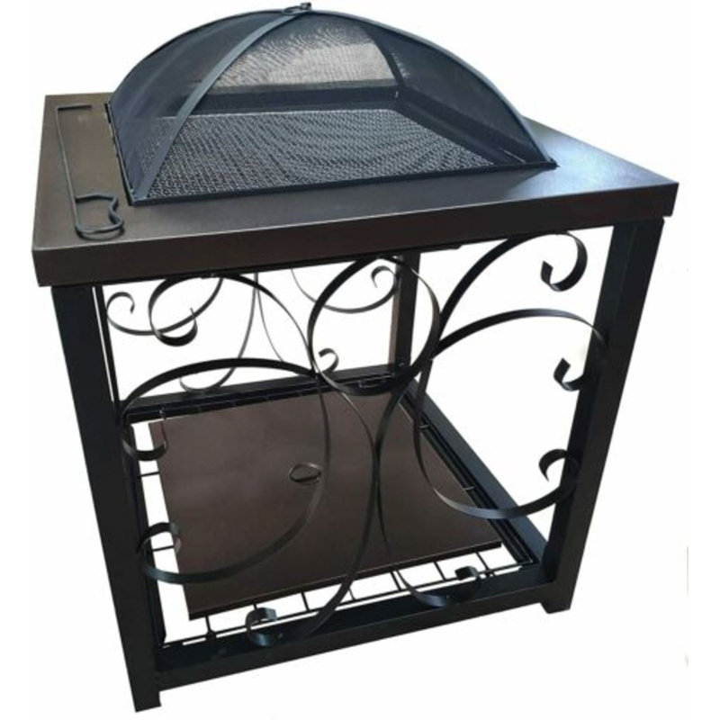 Arguelles Square Cast Iron Smokeless Fire Pit