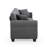Linen Blend Upholstered Standard Sofa with Toss Pillows -1106243806