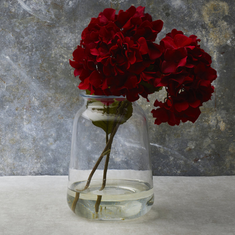 Elements Glass Table Vase, 12" H x 8.7" W x 8.7" D