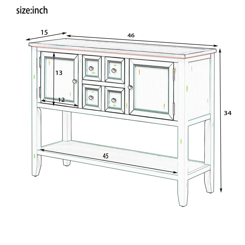 Bretley 46'' Sideboard