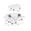 Canapé modulaire réversible 3 pièces Adeon