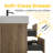 Grace 48'' Bathroom Vanity With Oak Engineered Quartz Sink And Soft Black Drawers, Wall Mounted Floating Bathroom Vanity For Modern Bathroom, One-Piece Matt  White Glossybasin, KD-673229494