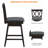 Embrey Swivel Upholstered Faux Leather Counter Stool with Solid Wood Frame-365370867-365370767-365370864