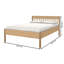 Solid wood Trebino 140 x 200cm